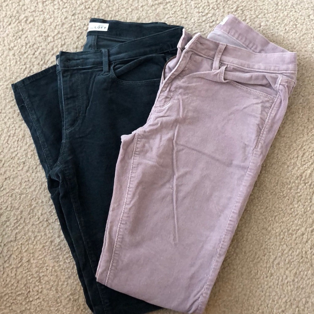 LOFT Modern Skinny Cords (2 pairs)